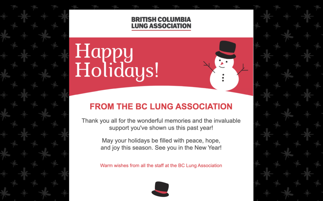 Coastal Sleep is proud to sponsor the British Columbia Lung Association